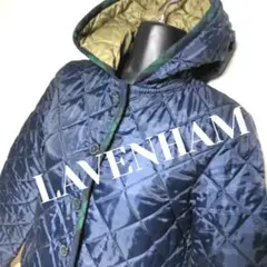 bl13. LAVENHAM キルティングコート ネイビー レディースM相当