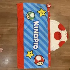 キノピオ フード付きスイムタオル