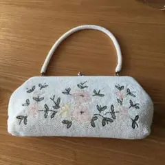 ビーズバック 花柄
