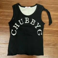 CHUBBY GANG ブラックタンクトップ XS