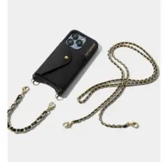 新品未使用 バンドリヤー リリー ストラップセット ブラック ゴールド