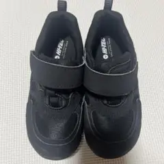 HI-TEC ブラック スニーカー ベルクロ　18