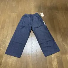 無印良品　ダークネイビーのイージーワイドパンツ　Ｓサイズ　新品未使用