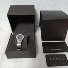 稼動品 極美品 GUCCI レディース 腕時計 シルバー