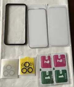 iPhone 14 Pro 対応 画面保護＋カメラ保護セット9H 耐衝撃