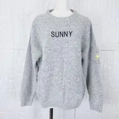 OOLIYUPF SUNNY ニット　セーター　グレー　L 【262】