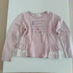 KUMIKYOKU 長袖カットソー 130cm ピンク