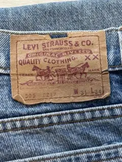 90s Levi's 505-0217 赤文字USA製