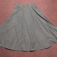 ユニクロチェックスカート