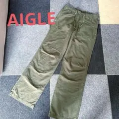 美品 エーグル AIGLE カーキー アウトドア チノパン 36