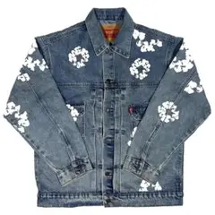 【美品】DENIM TEARS × Levi'sヴィンテージ風デニムジャケット 美品】DENIM TEARS × Levi'sヴィンテージ風デニムジャケット