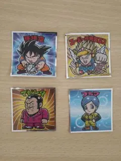 ドラゴンボール超スーパーヒーロー「ビックリマンシール」4枚セット
