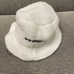 ◆ M・U SPORTS モコモコ　ハット　ボアハット　ゴルフ　レディース