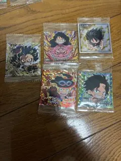 ワンピースウエハースシール　ルフィ　エース　サボ