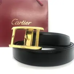 【美品】Cartier カルティエ ベルト タンク ドゥ カルティエ ゴールド