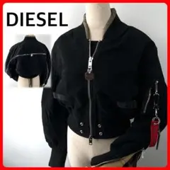 新品未使用 DIESEL ディーゼル 中綿ジャケット アウター ブラック M程度