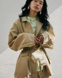 ameri vintage gentle fake leather jacket