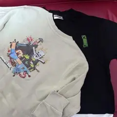 マインクラフト　150サイズ　Tシャツ　トレーナー　マイクラ