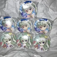 魔法少女リリカルなのは　dmmスクラッチ　アインハルト　缶バッジ7個セット