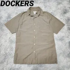 DOCKERS ドッカーズ チェック柄 半袖シャツ ベージュ LEVI'S