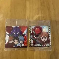 未開封 新世紀エヴァンゲリオン にふぉるめーしょん シール2枚