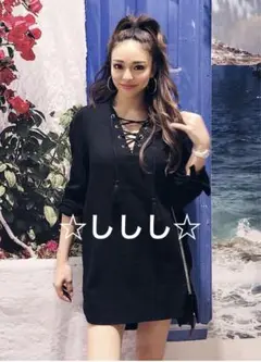 mirror9 ミラーナイン 2way コットンチュニックシャツワンピ