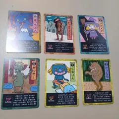 ようかいむらシリーズ　ようかいカード　6枚セット