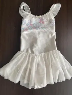 チャコット　バレエレオタード フリル付き 花柄
