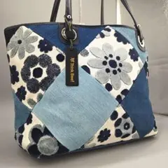 極美品✨シンクビー トートバッグ ブルーコネクション 肩掛け◎ A4◎