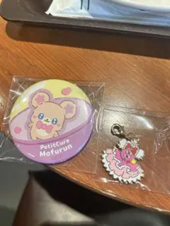 プリキュア コスチュームチャーム キュアミラクル ぷちきゅあ 缶バッジ モフルン