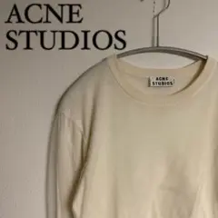 【美品】Acne Studios アクネ 薄手 レース ニット アイボリー