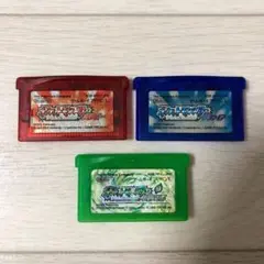 GBA ゲームボーイアドバンス ソフト ポケットモンスター セット