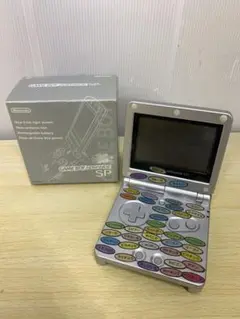 【ジャンク】ゲームボーイアドバンスSP プラチナシルバー