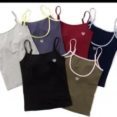 HTH cup camisole ホッターザンヘル キャミソール カーキ ピンク