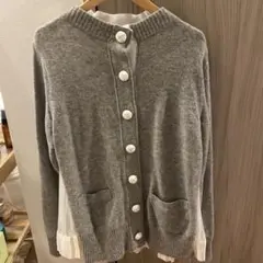 サカイ ウールカーディガン