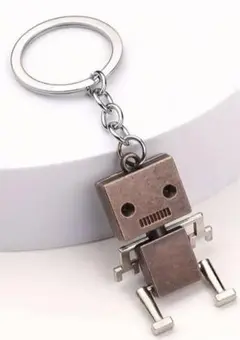 ロボット キーホルダー 赤 ダイキャストレトロロボットKH