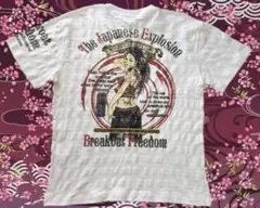 2000年代　和柄　刺青　平成ファッション　Lサイズ
