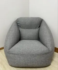 美品　無印良品　空気でできたソファ　チャコール