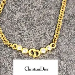 Christian Dior ディオール ネックレス ラインストーン おしゃれ