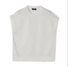 SHIPS Primary Navy Label ラメニット フレンチスリーブ
