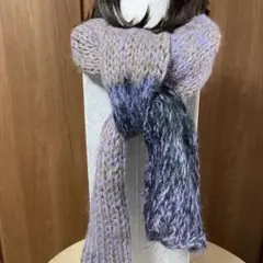 値下1380→1280 ハンドメイド　　マフラー
