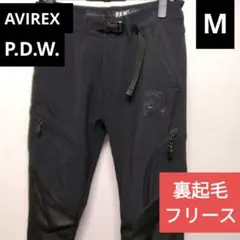 【極美品★Mサイズ】AVIREX　P.D.W.　ブートキャンプパンツ　黒　Y2K P.D.W アヴィレックス AVIREX ミリタリー クロップドパンツ 黒 L