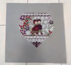 サモイロフ　クロスステッチ　完成品