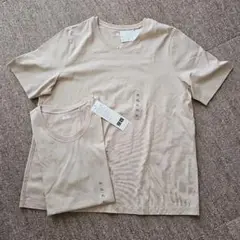 UNIQLO クルーネックTシャツ2枚セット スーピマコットン ピンク XL