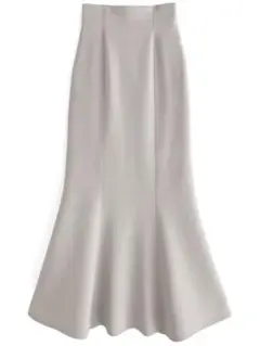GRL バックスリットマーメイドスカート グレージュ dk988 タグ付き