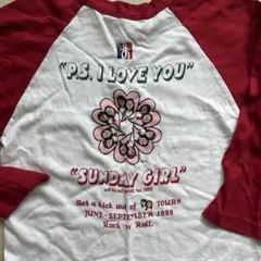 90s PUFFY Tシャツ ラグランスリーブ