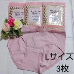 L◆トリンプ◆sloggi　スロギー◆レギュラーショーツ◆ピンク◆3枚セット
