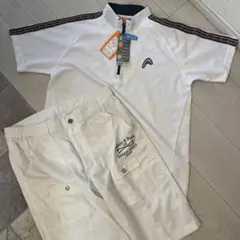 アディダス メンズ M ホワイト シャツ