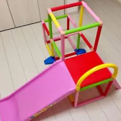 折りたたみハローキティジャングルジムすべり台 NEW ハローキティ かんたんおりたたみジム｜ サークルトイズ