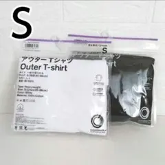 アウターTシャツ Sサイズ ホワイト ブラック